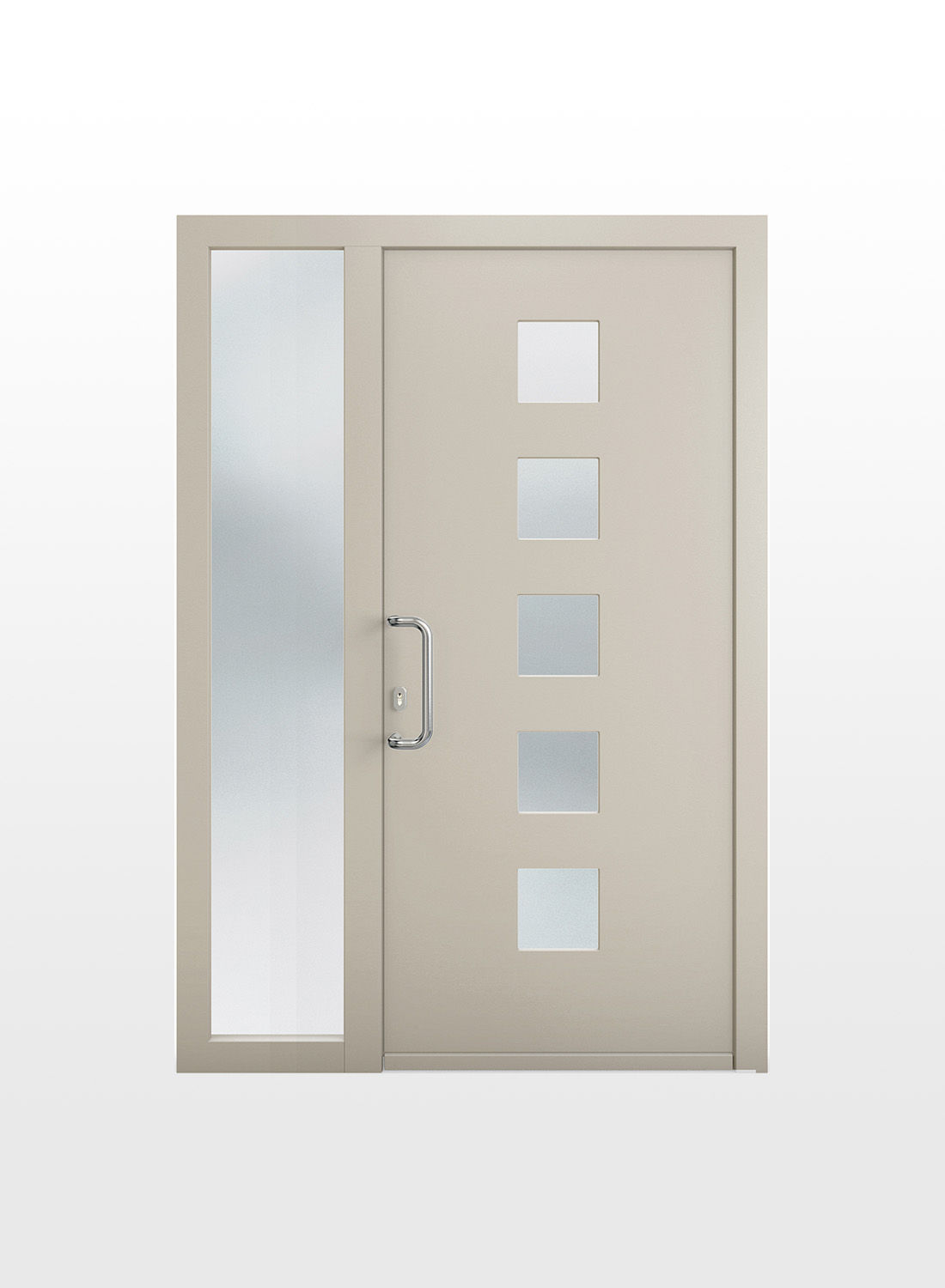 Porte d'entrée PVC ou bois ou mixte bois - alu  sur mesure - Piment d'espelette - Pierret 