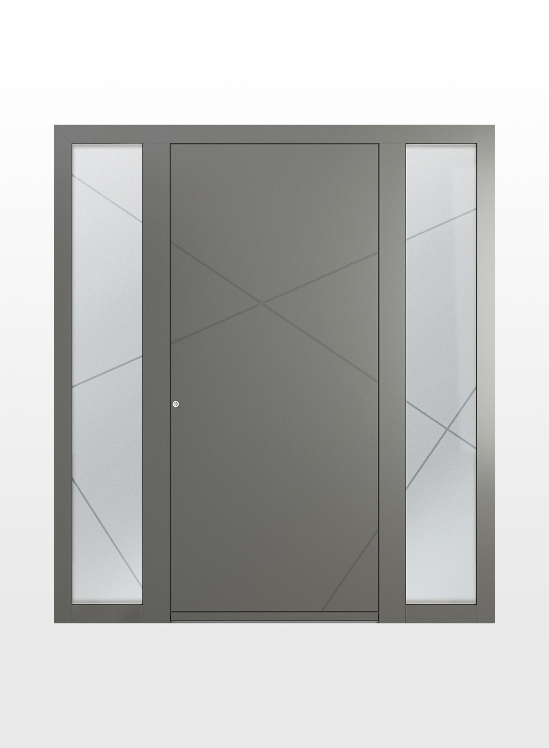 Porte d'entrée PVC ou bois ou alu ou mixte sur mesure - Alinea - Pierret