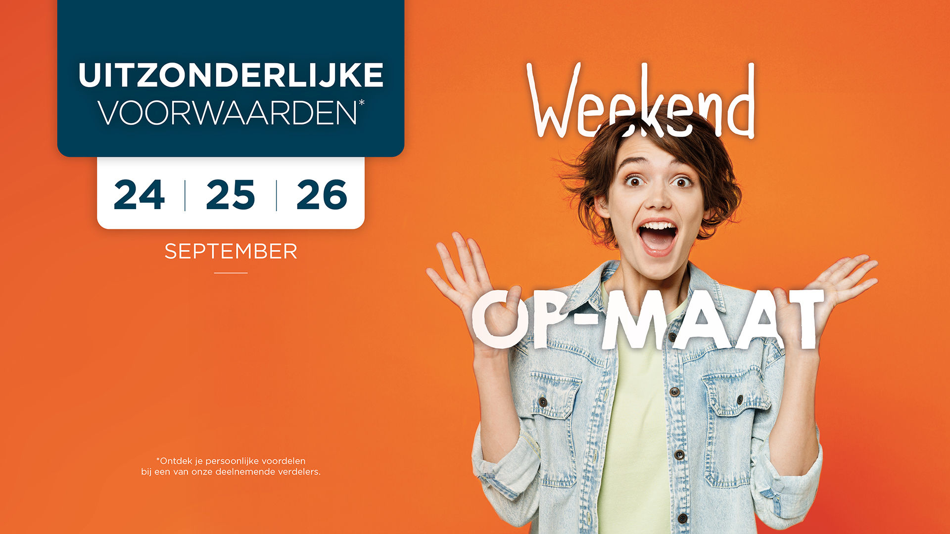 Pierret Weekend op Maat – uitzonderlijke voorwaarden bij onze verdelers