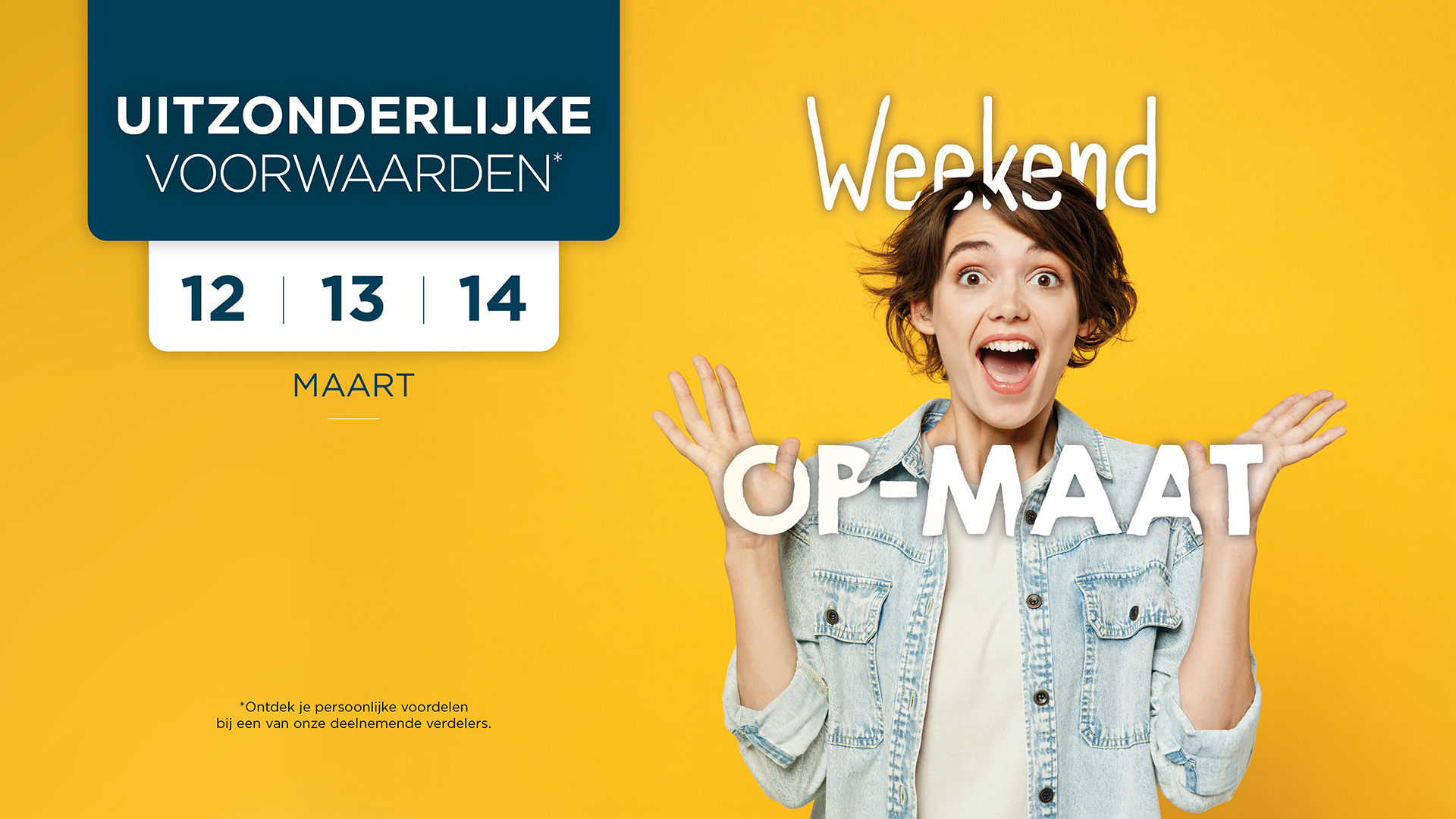 Week-end Sur Mesure Pierret - conditions exceptionnelles chez nos revendeurs 