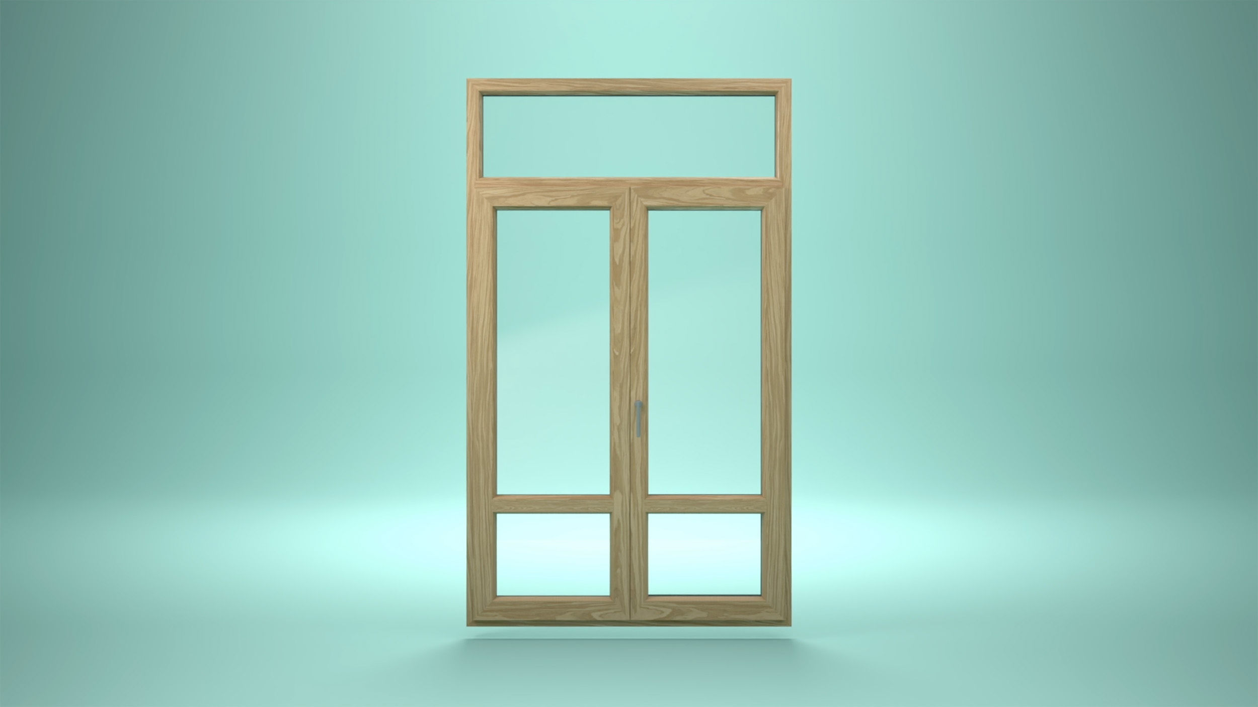 PIERRET_porte fenetre_bois alu_3D