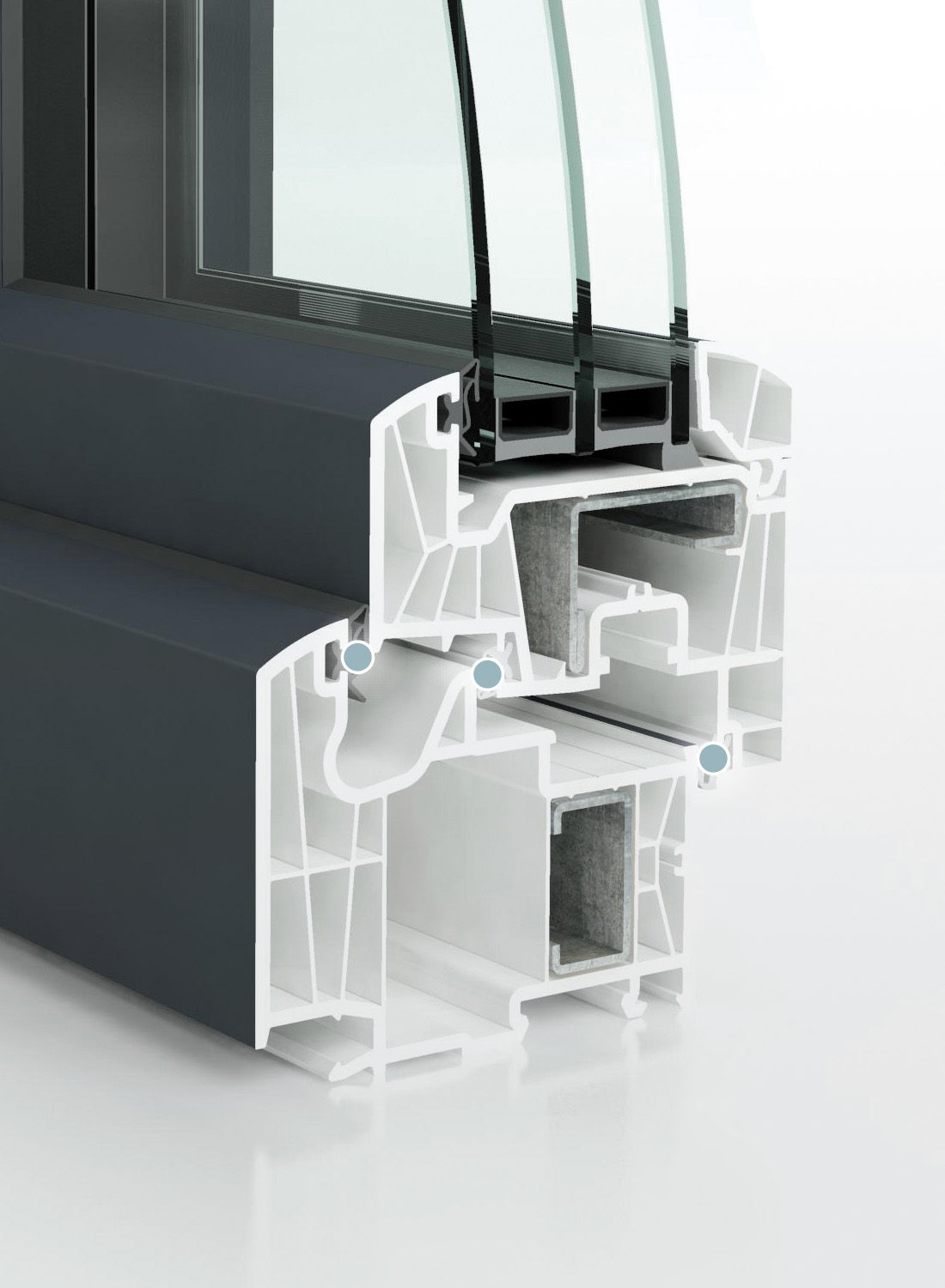 3 joints post-coextrudés pour fenêtres PVC Pierret Portes & Fenêtres