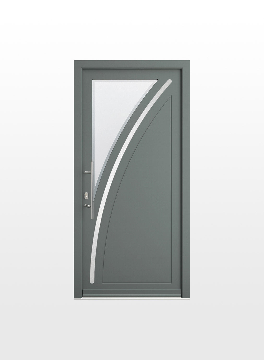Porte d'entrée PVC ou aluminum sur mesure - Capucine - Pierret 