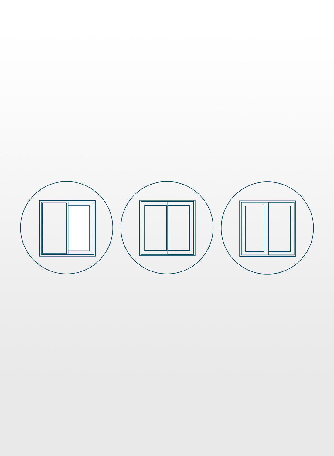 3 designs pour le coulissant aluminium Pierret Portes & Fenêtres