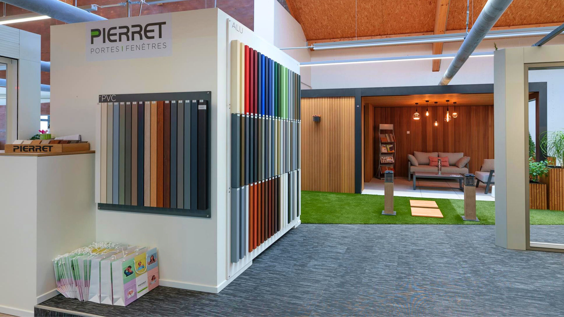 Showroom CG atelier à Tarchamps - Revendeur Pierret Portes & fenêtres 