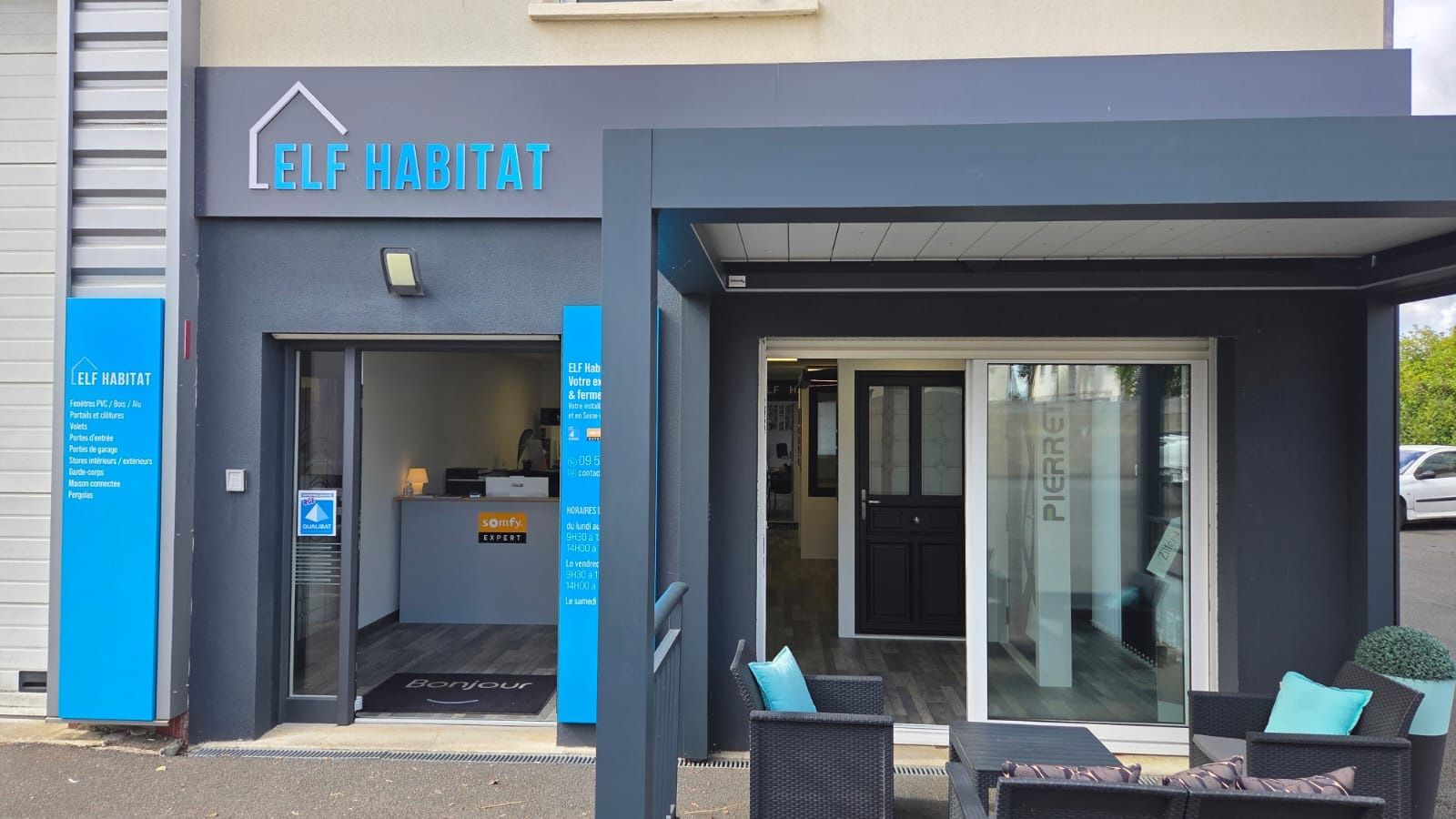 Showroom ELF Habitat, partenaire revendeur Pierret Portes & Fenêtres