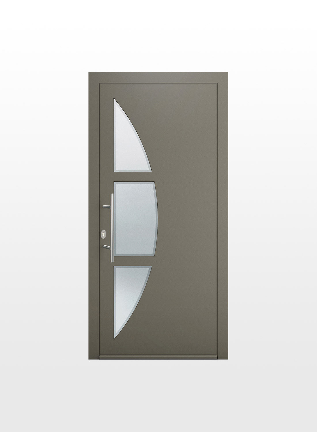 Porte d'entrée PVC ou alu ou bois ou mixte sur mesure - Aneth - Pierret 