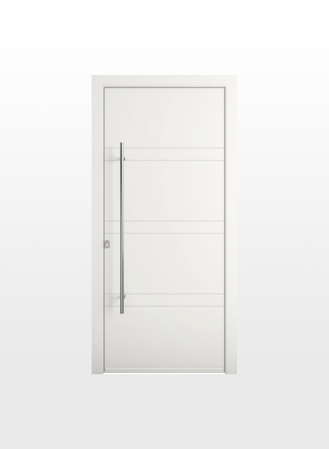 Porte d'entrée sur mesure PVC ou bois ou alu ou mixte - Citronnelle 3 - Pierret 