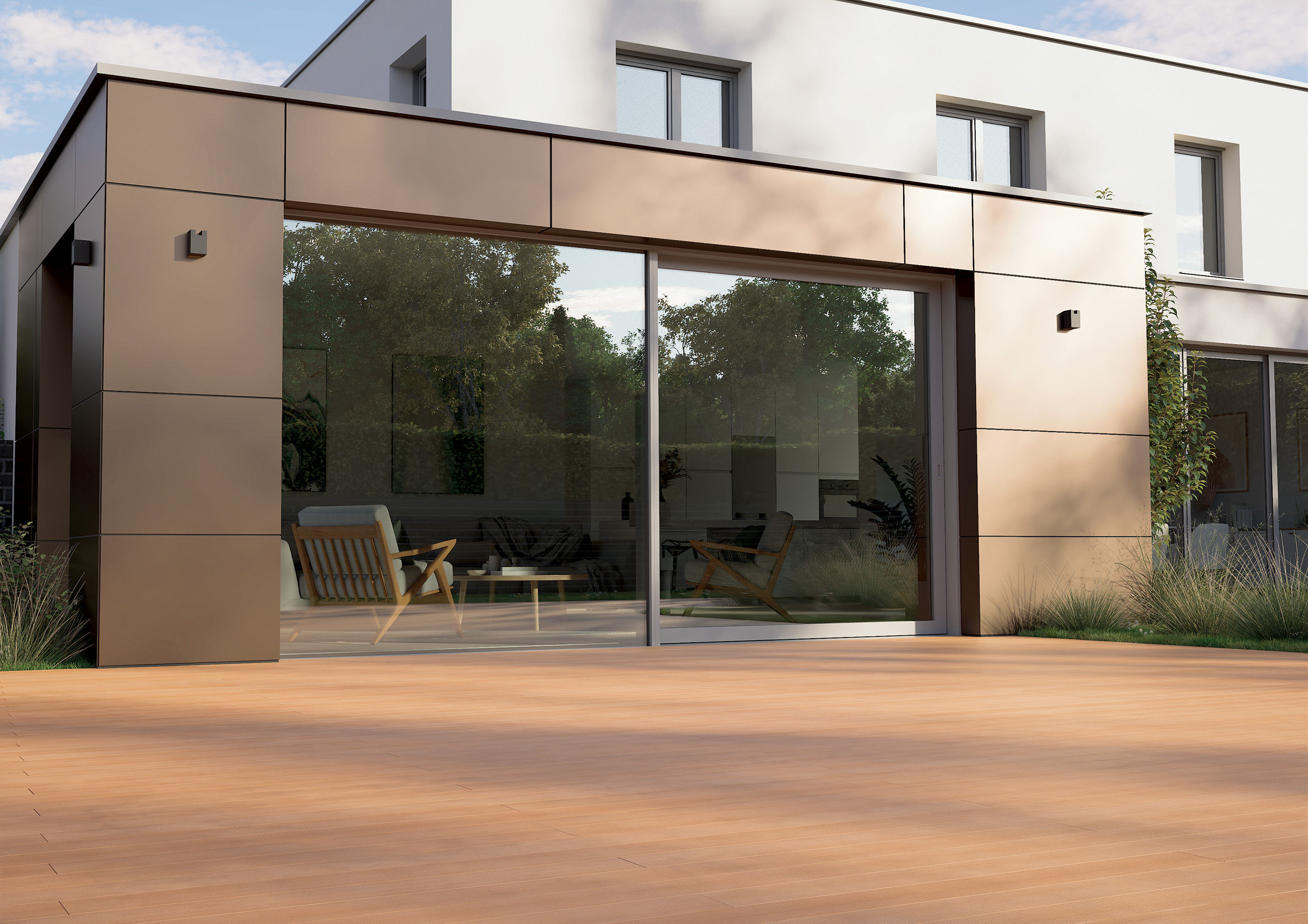 Chicane étroite du nouveau coulissant aluminium Sumith simple cadre Pierret