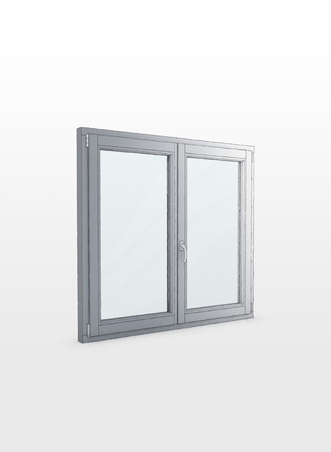 Fenêtre en bois ligne actuel Pierret