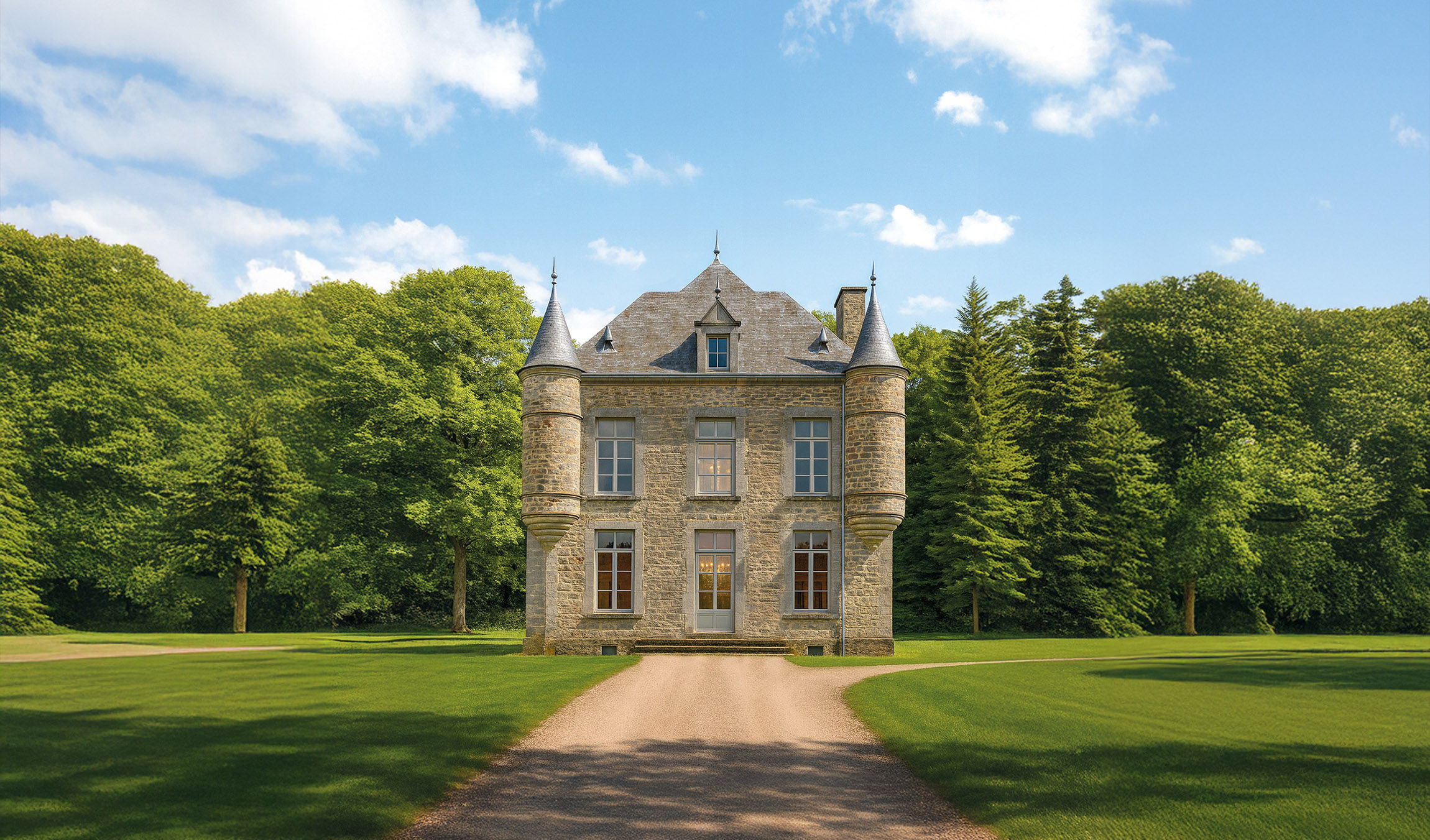 Fenêtre ligne patrimoine château