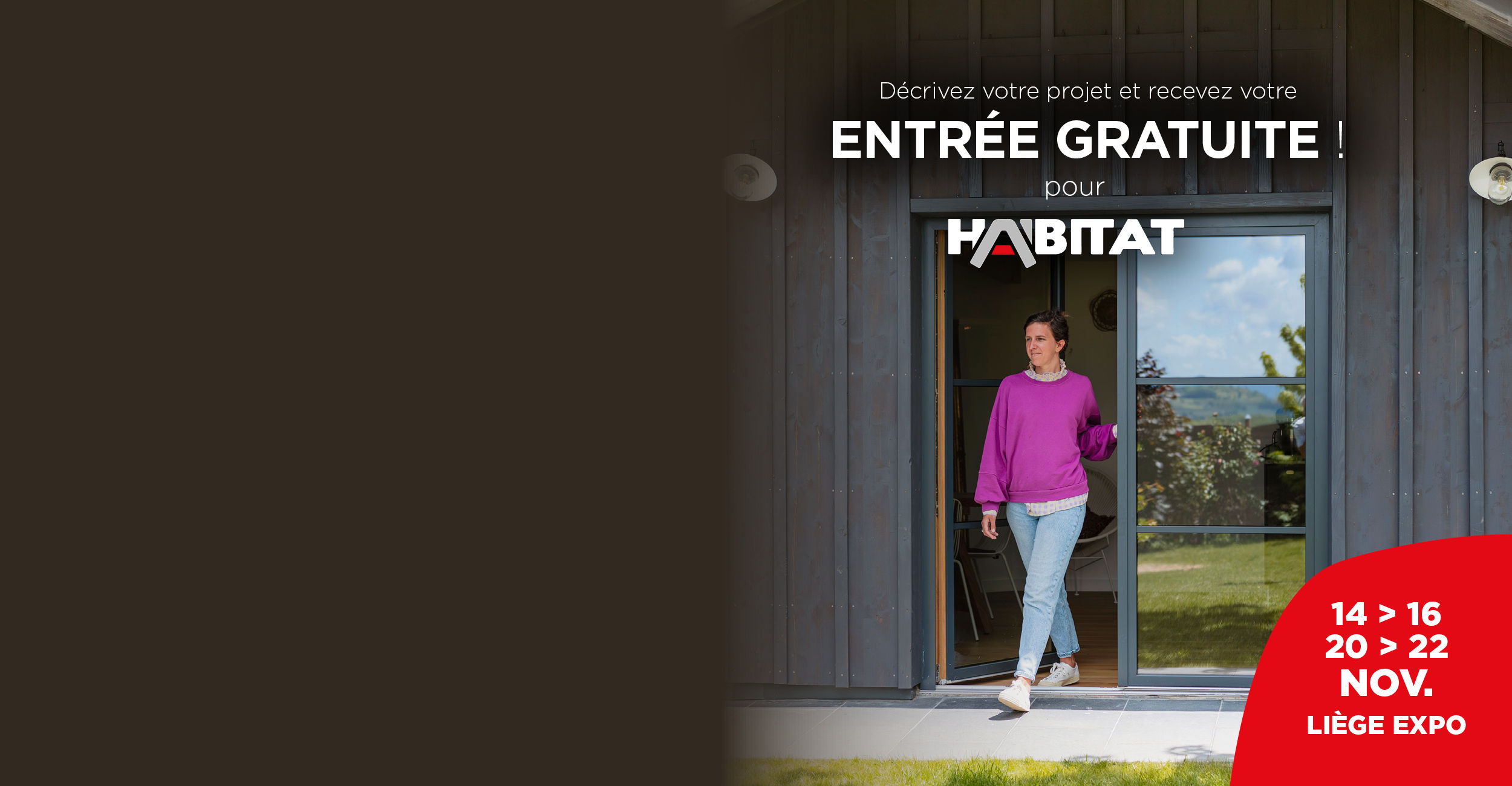 Tentez de gagner vos entrées pour le salon Habitat à Liège, avec Pierret Portes & Fenêtres