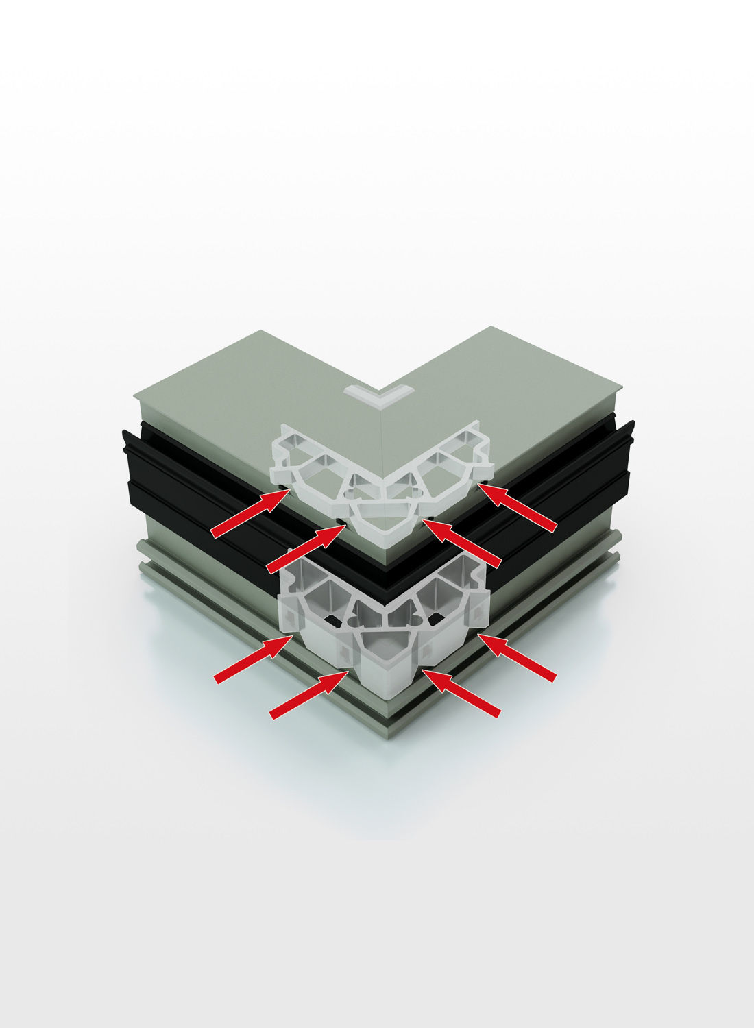 Innovation d'assemblage dans la porte aluminium, Pierret Portes & Fenêtres