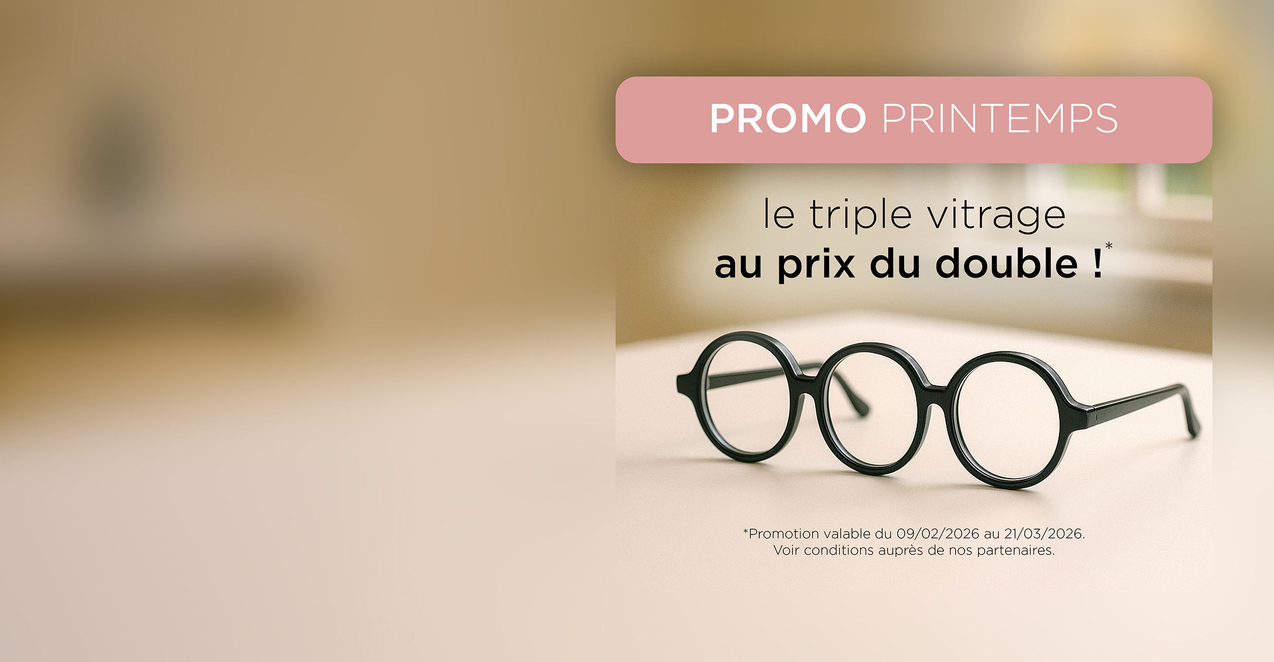 Promo triple vitrage 2026