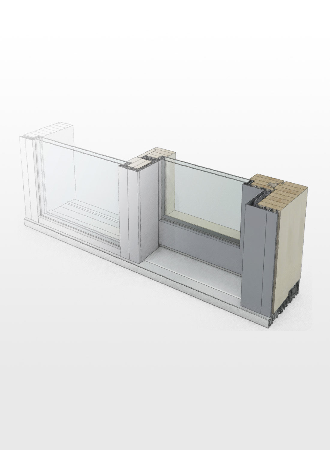 Le coulissant bois-aluminium, un produit signé Pierret Portes & Fenêtres