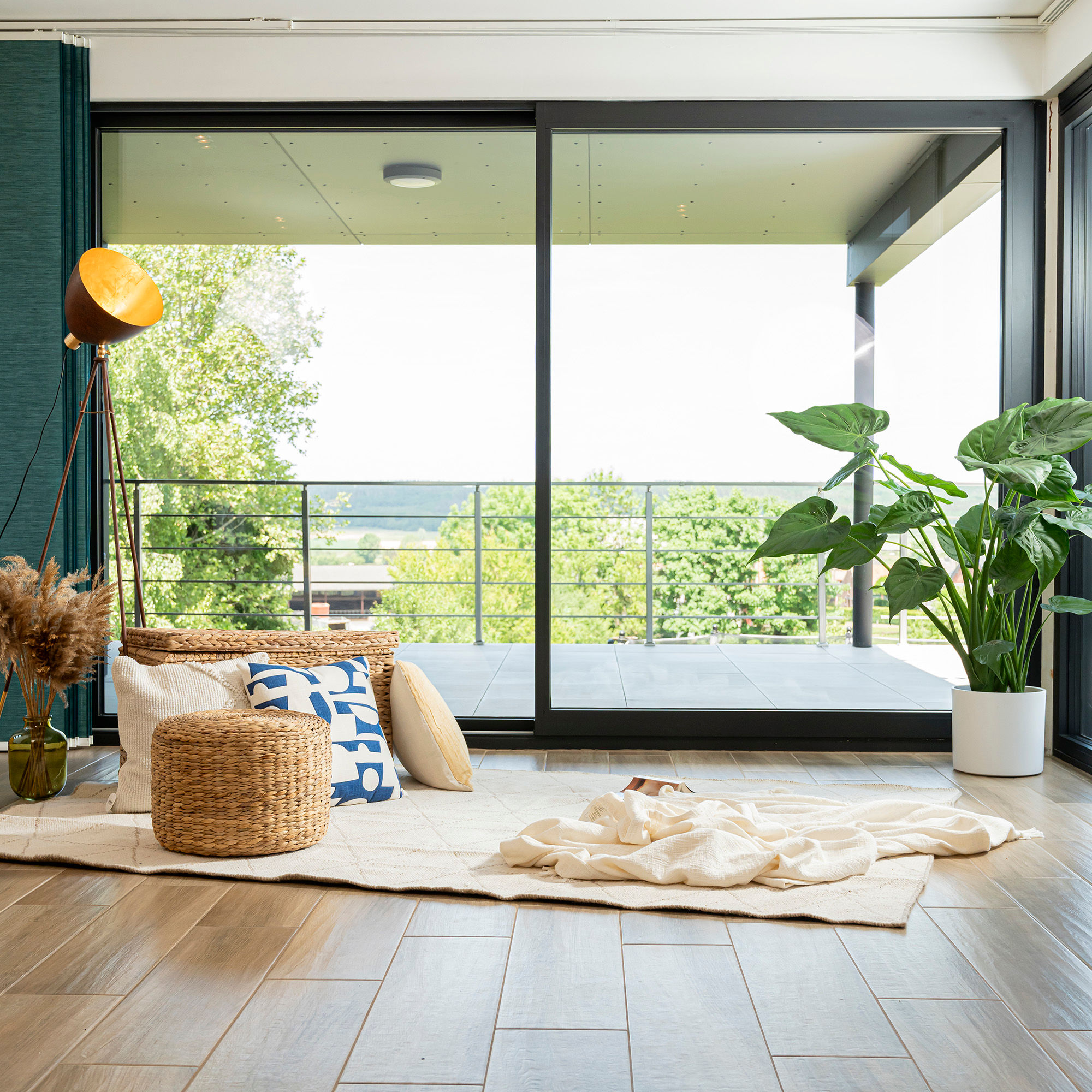 Réalisation Pierret - Grandes baies vitrées coulissantes à Martouzin